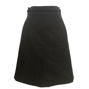 Red Valentino A-Line Black Skirt